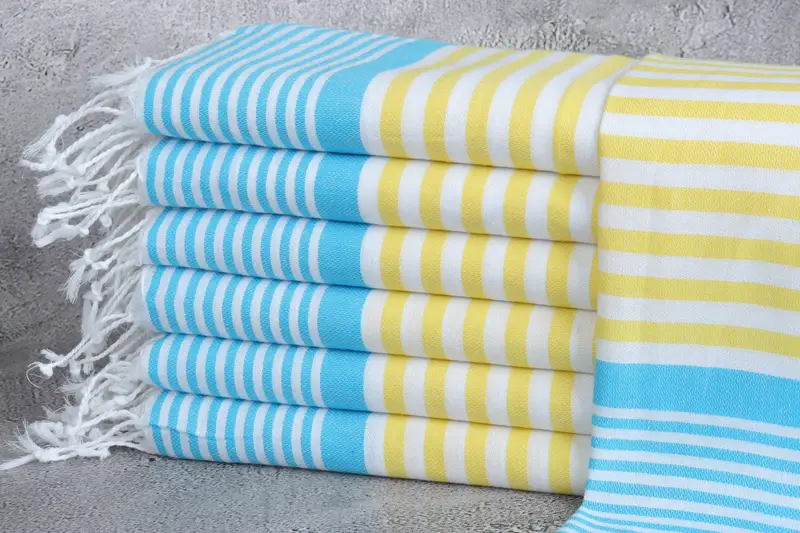 Handmade Gift, Guest Towel, Wedding For Favor, Custom Wedding Gifts, 40x24 Cotton Striped Towel, Turkish Tea Towel, Wedding Gift, Personalized Gift - 1