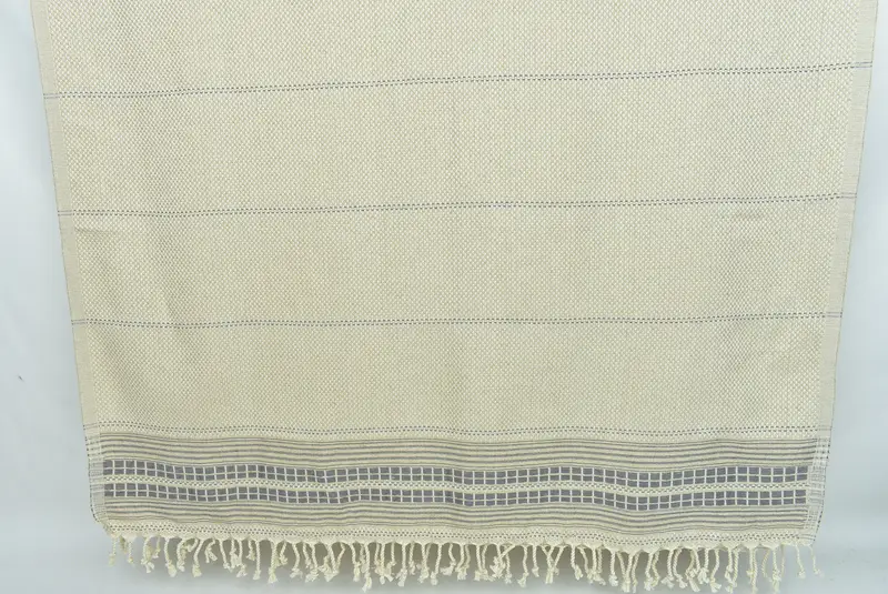 Plaj için kum dirençli Türk havlu, hafif Türk havlu, özel havlu, iyilik için düğün, plaj havlusu, 68x40 keten çizgili havlu - 8