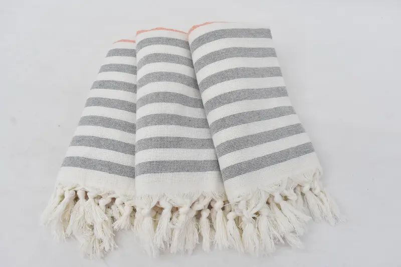 Personalized Hand Towel, 36x18 Cotton Striped Terry Towel, Embroidery Towel, Custom Hand Towel, Monogrammed Hand Towel, Boyfriend Christmas Gift - 3