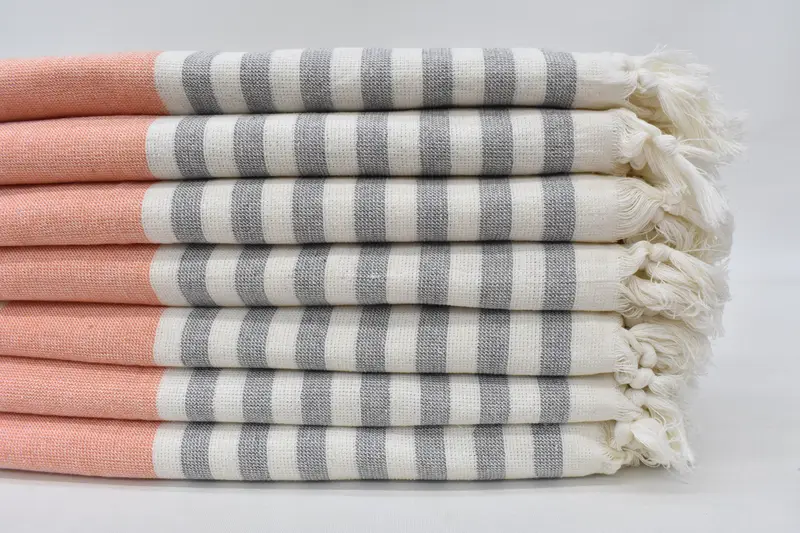 Personalized Hand Towel, 36x18 Cotton Striped Terry Towel, Embroidery Towel, Custom Hand Towel, Monogrammed Hand Towel, Boyfriend Christmas Gift - 2