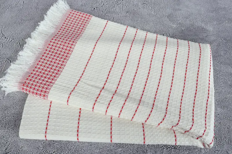 Wedding Shower Gift, Wedding Towel, Summer Towel, Personalized Beach Towel, 70x40 Cotton Waffle Towel, Turkish beach towel, Bachelorette Party Gift - 6