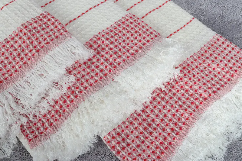 Wedding Shower Gift, Wedding Towel, Summer Towel, Personalized Beach Towel, 70x40 Cotton Waffle Towel, Turkish beach towel, Bachelorette Party Gift - 5