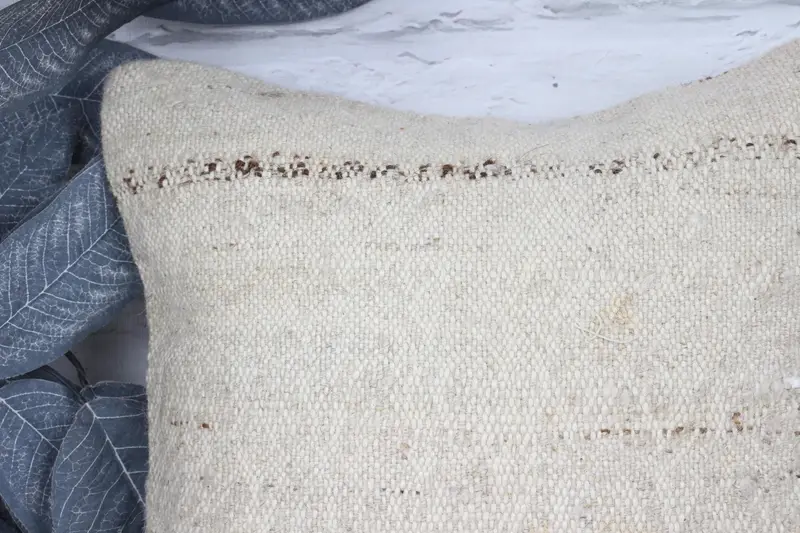Pattern Throw Cushion Case, Pillow Cover, 12x12 Beige Pillow Sham, Accent Cushion Case, Kilim Pillow Cover, Throw Kilim Pillow, Pillow for Couch - 2