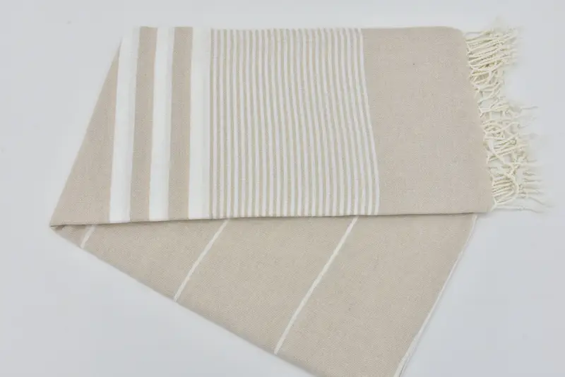 Summer Gift Ideas, Handwoven Turkish bath towel, Engagement Gift, Cotton towel, Bridesmaid Gift Towel, Gift For Her, 70x40 Cotton Striped Towel - 6