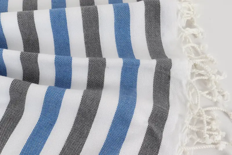64x36 Cotton Striped Towel, Anniversary Gift For Her, Housewarming Gift, Monogram Towels, Home Decor Gifts, Travel towel, Custom Name Towel - 8