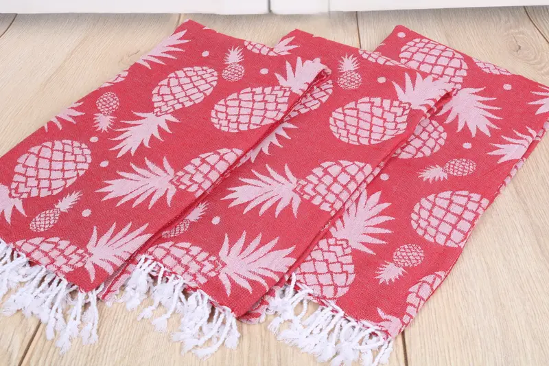 70x36 Cotton Pineapple Design Towel, Gift For Wedding Day, Bridesmaid Proposal Gift, Bachelorette Party Gift, Housewarming Gift, Travel towel - 7