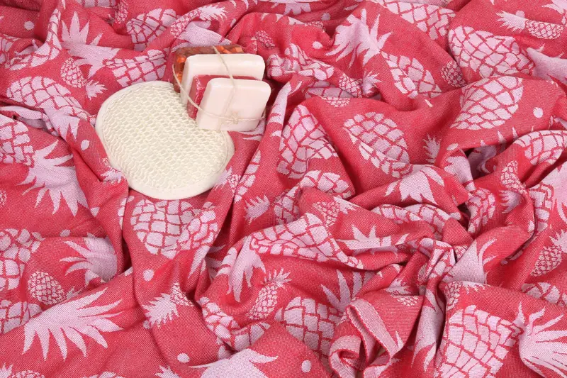 70x36 Cotton Pineapple Design Towel, Gift For Wedding Day, Bridesmaid Proposal Gift, Bachelorette Party Gift, Housewarming Gift, Travel towel - 8
