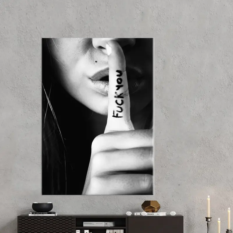 Erotic Woman Canvas: Sensual Art Print for Your Space