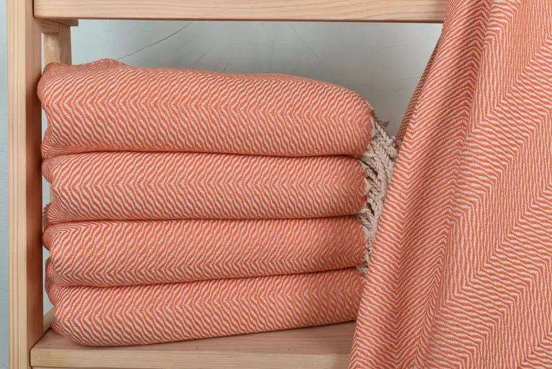 70x40 Cotton Chevron Towel, Gift Towel, Personalized Wedding Gift, Yoga Towel, Wedding Favors, Sand-resistant towel, Turkish Beach Towel Bulk - 2