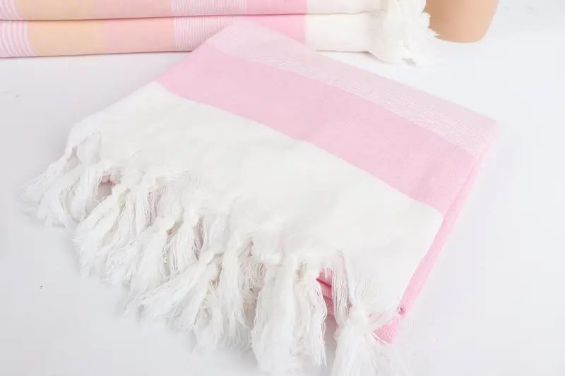 Custom Wedding Gift, Turkish hand towel, Vegas Bachelorette Party Favors, 68x40 Cotton Striped Towel, Best Friend Christmas Gift, Bath towel - 5
