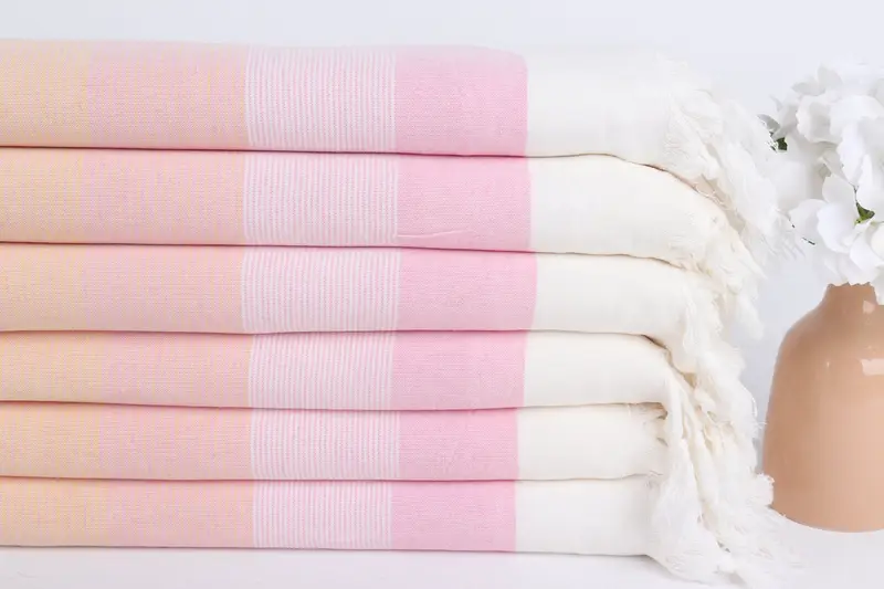 Custom Wedding Gift, Turkish hand towel, Vegas Bachelorette Party Favors, 68x40 Cotton Striped Towel, Best Friend Christmas Gift, Bath towel - 3