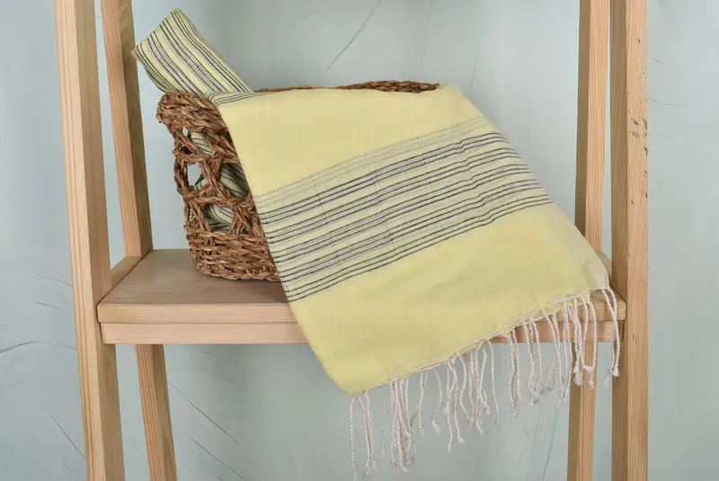 Baby Boy Gift, Handmade Gift, 70x40 Cotton Striped Towel, Personalized Turkish Towel, Best spa Turkish towel for luxury home decor, Bachelor Gifts - 4