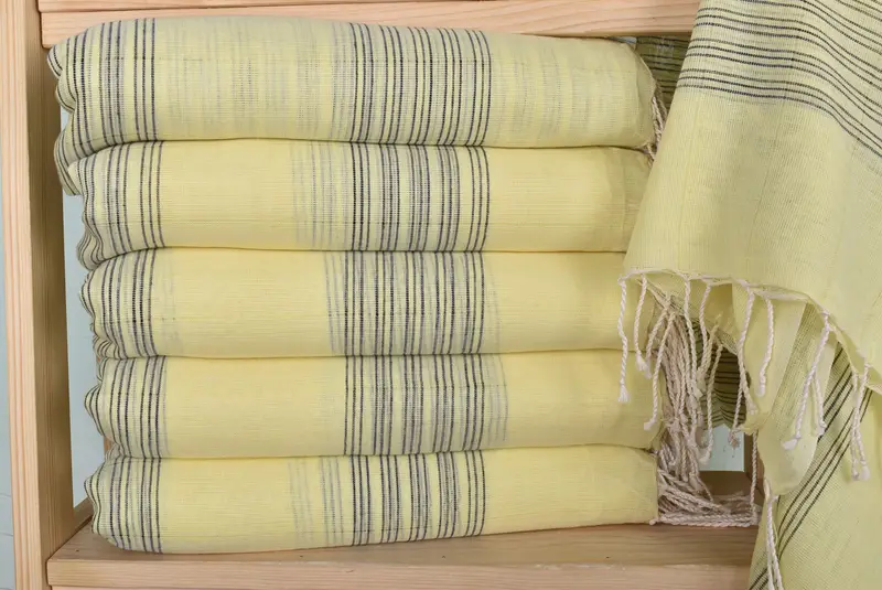 Baby Boy Gift, Handmade Gift, 70x40 Cotton Striped Towel, Personalized Turkish Towel, Best spa Turkish towel for luxury home decor, Bachelor Gifts - 2