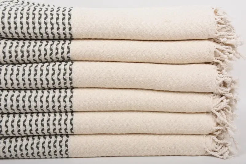 Welcome Wedding Gift, Lightweight Turkish towel, Beach Towel Gift, 76x40 Cotton Diamond Towel, Turkish towel, Handwoven Turkish bath towel - 3
