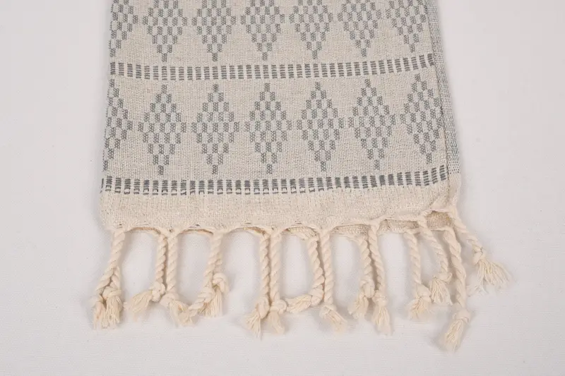 Özel el havlu, organik çay havlu, banyo havlu, dekoratif havlu, nedime hediyeleri, erkek arkadaş Noel hediyesi, 40x20 keten Kilim Tasarım Havlu - 3