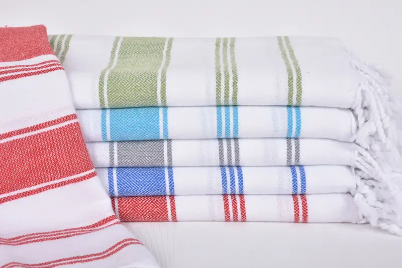 Custom Wedding Gift From Bridesmaid, Grandma Gift, Turkish Tea Towel, 44x24 Cotton Striped Towel, Bathroom Towels, Kitchen Towel, Bulk Order Towel - 1