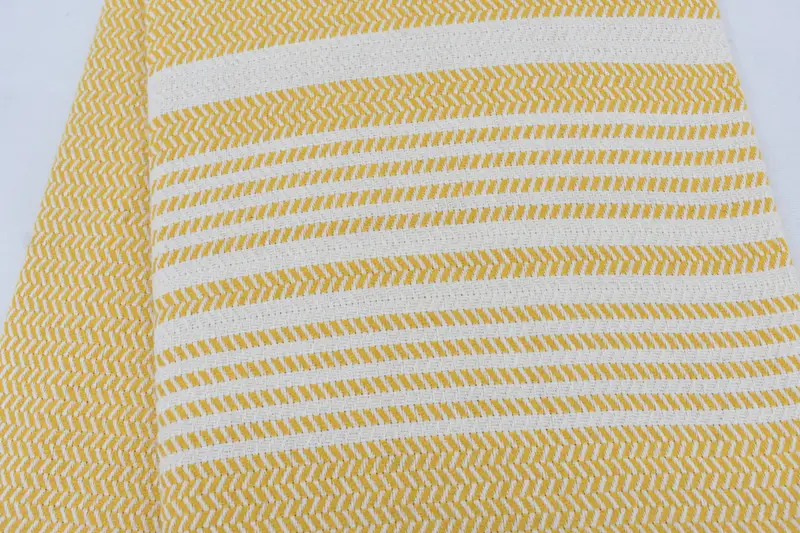 Beach Towel Gift, Family Gift, Bridesmaid Towel, Soft towel, Sand-free towel, 70x40 Cotton Striped Towel, Handwoven organic Turkish towel for spa - 7