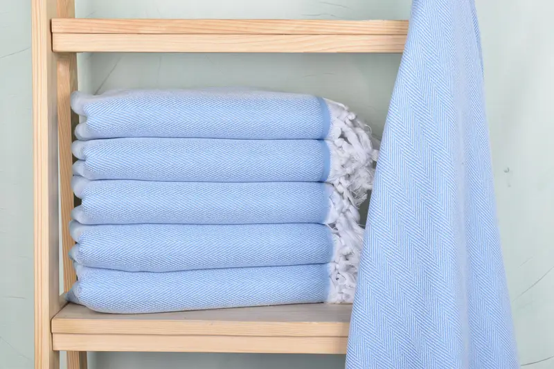 Decorative Towel, Gym Towel, Personalized Beach Towel, 70x40 Cotton Herringbone Towel, Cotton towel, Large Turkish Towel, Wedding Gift For Bride - 2