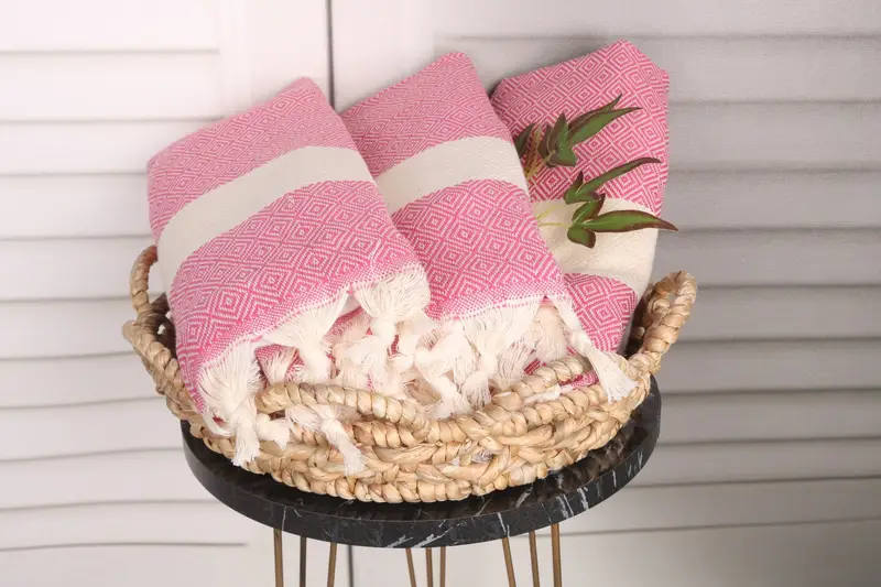 Valentines Day Gift, Personalized Dish Towel, Small Bath Towels, Gym Towel, Bathroom Towels, 36x20 Cotton Diamond Towel, Gift For Wedding Day - 5