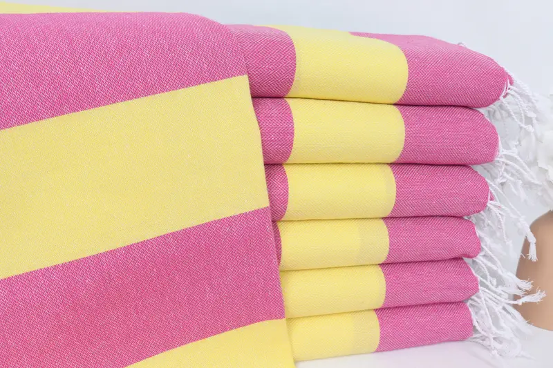 Beach Theme Wedding Gift, Personalized Dish Towel, Bathroom Towels, Bridal Party Gifts, Monogram Kitchen Towel, 40x20 Cotton Striped Towel - 1
