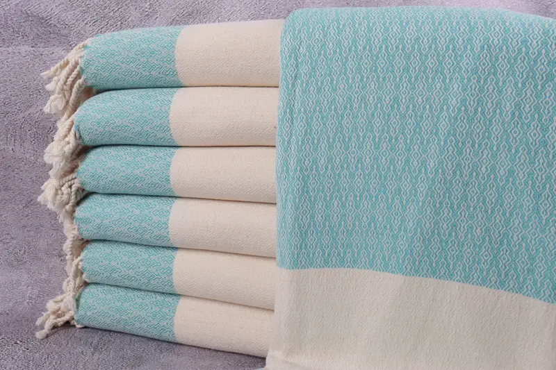 Bachelorette Towel, Baby Boy Gift, Turkish Towel Monogram, Fouta towel, 68x36 Cotton Diamond Towel, Spa Towel, Quick-Dry Beach Towel, Wedding Gift - 1