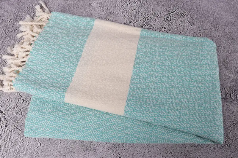 Bachelorette Towel, Baby Boy Gift, Turkish Towel Monogram, Fouta towel, 68x36 Cotton Diamond Towel, Spa Towel, Quick-Dry Beach Towel, Wedding Gift - 6