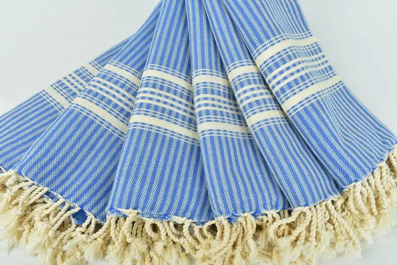68x38 Linen Striped Towel, Florida Bachelorette Party Favors, Thin towel, Sand-Resistant Peshtemal, Bath towel, Fouta towel, Bridal Party Gifts - 4