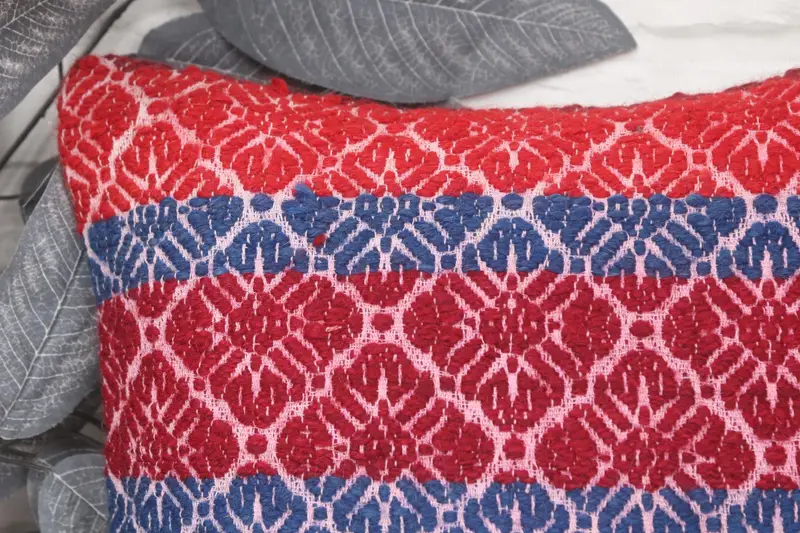 14x14 Red Cushion Case, Kilim Cushion Sham, Vintage Kilim Pillow, Yoga Pillow Case, Kilim Pillow Cover, Armchair Cushion Cover, Pillow Sham - 2