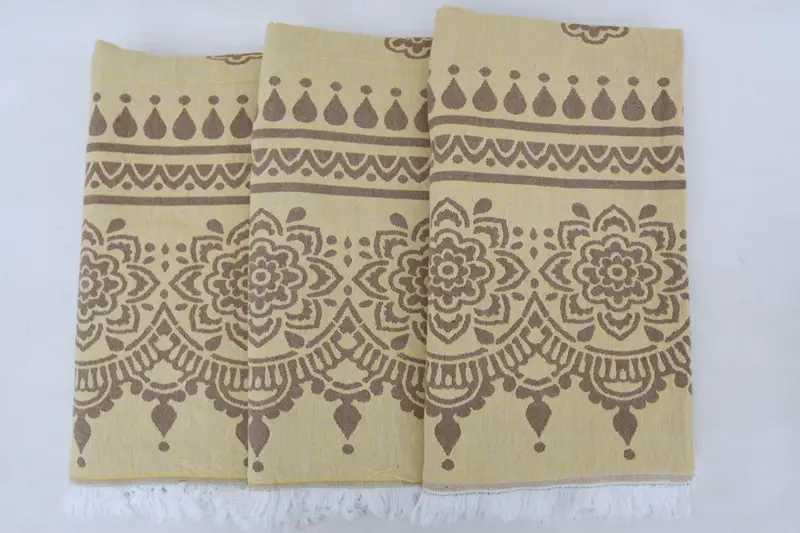 Bridesmaid Gifts, Hammam Towel USA, Luxury Beach Towel, Monogram Turkish Towel, Custom Towel, Halloween Gifts, 70x40 Cotton Floral Patterned Towel - 6