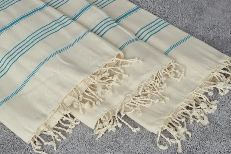 Peshtemal Towel USA, Bridesmaid Gifts, Turkish Bath Towel USA, 70x40 Linen Striped Towel, Best Friend Gift, Wedding Gift Ideas, Sand-resistant towel - 5