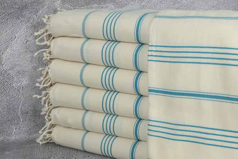 Peshtemal Towel USA, Bridesmaid Gifts, Turkish Bath Towel USA, 70x40 Linen Striped Towel, Best Friend Gift, Wedding Gift Ideas, Sand-resistant towel - 1