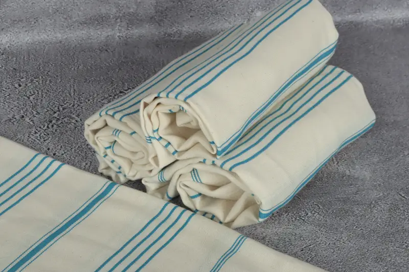 Peshtemal Towel USA, Bridesmaid Gifts, Turkish Bath Towel USA, 70x40 Linen Striped Towel, Best Friend Gift, Wedding Gift Ideas, Sand-resistant towel - 8