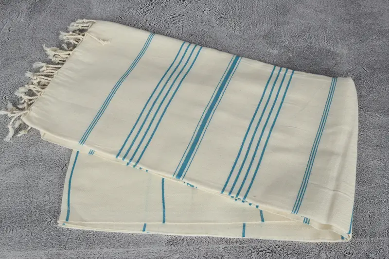 Peshtemal Towel USA, Bridesmaid Gifts, Turkish Bath Towel USA, 70x40 Linen Striped Towel, Best Friend Gift, Wedding Gift Ideas, Sand-resistant towel - 6