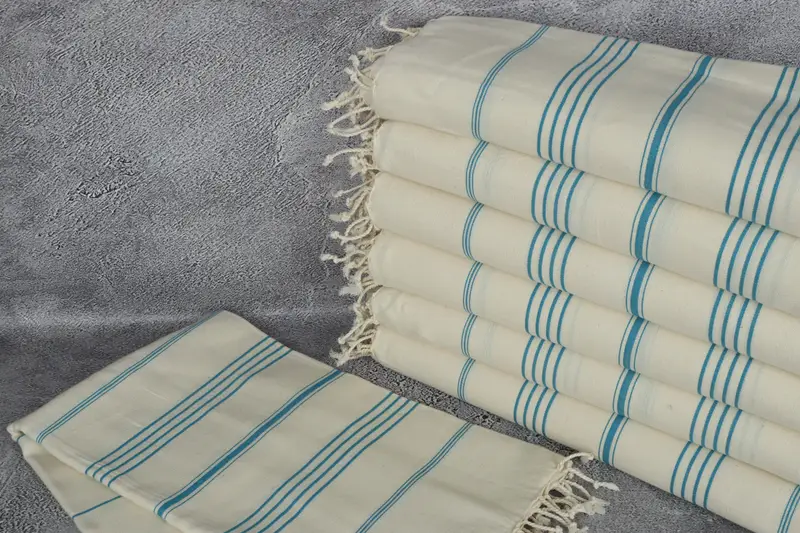 Peshtemal Towel USA, Bridesmaid Gifts, Turkish Bath Towel USA, 70x40 Linen Striped Towel, Best Friend Gift, Wedding Gift Ideas, Sand-resistant towel - 2