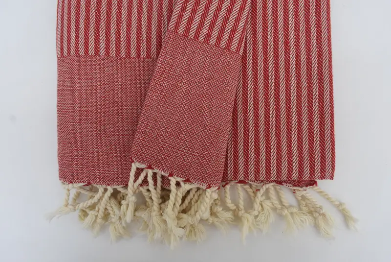 Bachelorette Party Gift, Turkish Towel Beach, Scarf Towel, 70x40 Cotton Striped Towel, Embroidery Towel, Welcome Wedding Gift, Bachelorette Gifts - 4