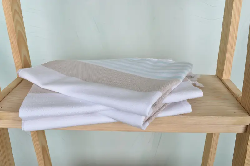 40x24 Cotton Striped Towel, Wedding Gift, Organic Towel, Personalized Gifts, Bachelorette Party Items, Bathroom Hand Towel, Personalized Dish Towel - 7