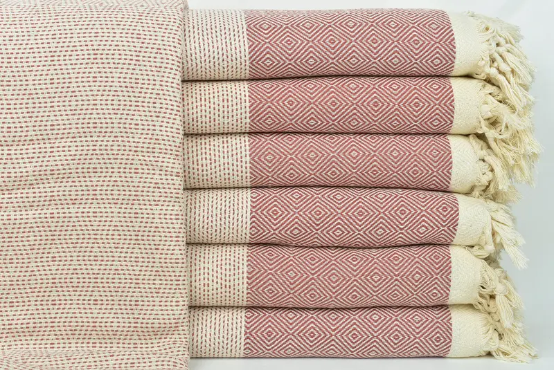 Embroidery Bedspread, Personalized Home Gift Wedding, 104x80 Cotton Diamond Towel, Personalized Blanket, Housewarming Gift, Personalized Gifts - 1