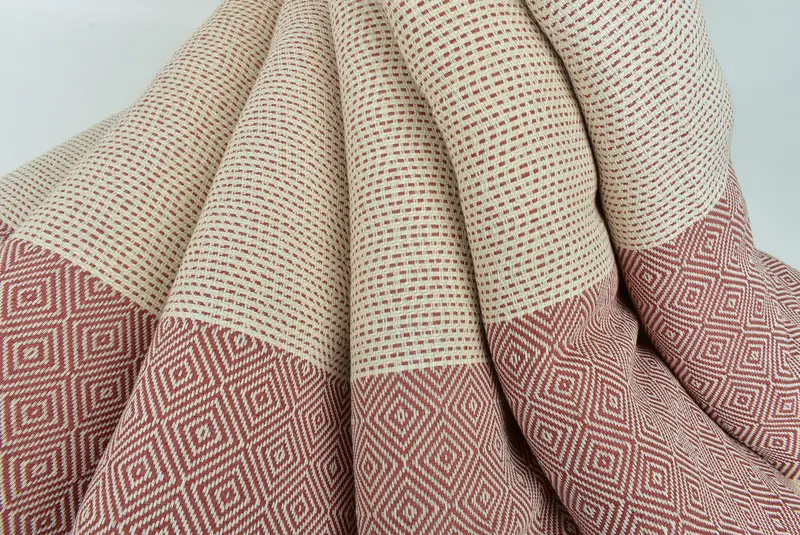 Embroidery Bedspread, Personalized Home Gift Wedding, 104x80 Cotton Diamond Towel, Personalized Blanket, Housewarming Gift, Personalized Gifts - 5