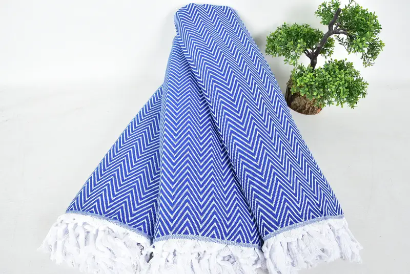 Housewarming Gift, Bachelorette Party Gifts Bridesmaids, Boho Throw Blankets, 96x80 Cotton Chevron Towel, Halloween Blanket, Throw Blanket Couch - 4