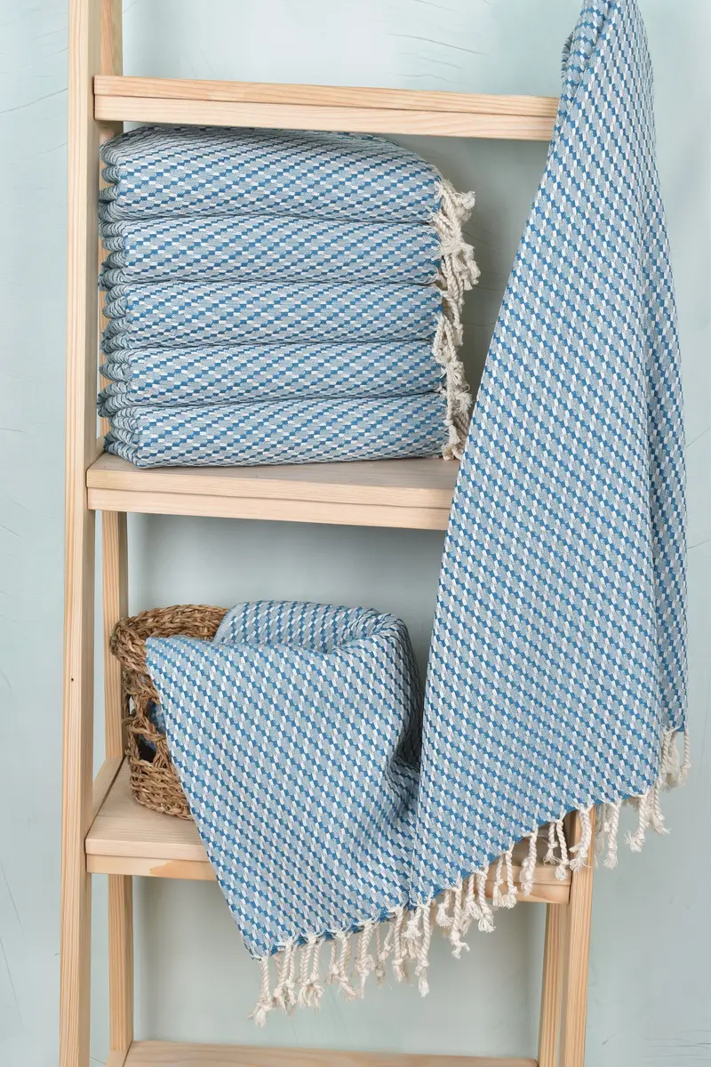 Wedding Shower Gift, Quick-Dry Beach Towel, 68x40 Cotton Geometric Towel, Home Decor Gifts, Spa Towel, Kids Beach Towel, Sand-resistant towel - 3