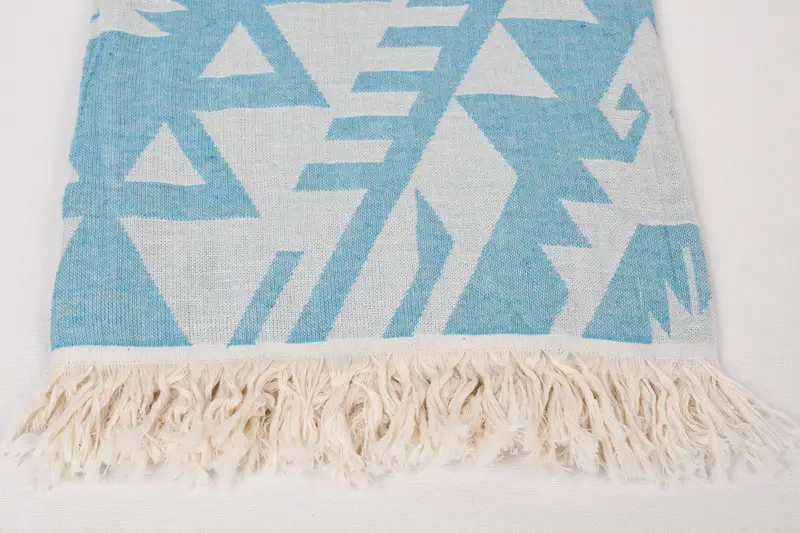 Friends Beach Towel, Organic Towel, Personalized Gift For Him, Large Turkish Towel, 76x40 Cotton Geometric Towel, Bath towel, Travel towel - 3