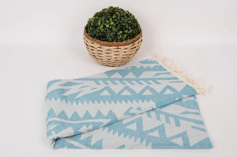 Friends Beach Towel, Organic Towel, Personalized Gift For Him, Large Turkish Towel, 76x40 Cotton Geometric Towel, Bath towel, Travel towel - 4
