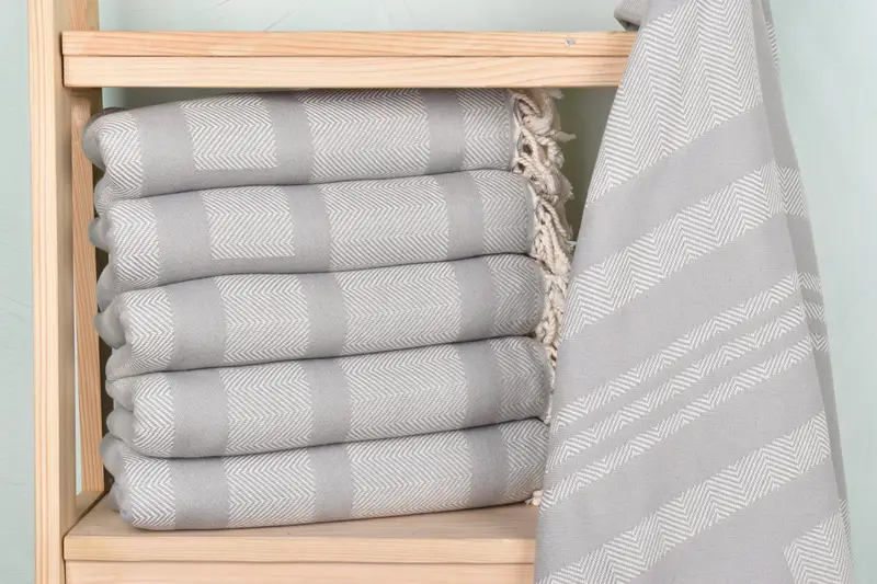 Custom Wedding Gift, Luxury towel, Peshtemal, 68x38 Cotton Chevron Towel, Bachelor Bachelorette Party Favors, Peshtemal Towel, Bulk Order Towel - 2