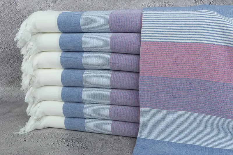 Valentines Day Gift Idea, Lightweight towel, Monogram Turkish Bath Towel, Travel Towel, 68x40 Cotton Striped Towel, Wedding Gift, Housewarming Gift - 1