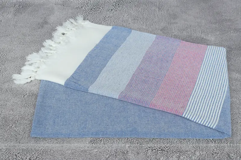 Valentines Day Gift Idea, Lightweight towel, Monogram Turkish Bath Towel, Travel Towel, 68x40 Cotton Striped Towel, Wedding Gift, Housewarming Gift - 6