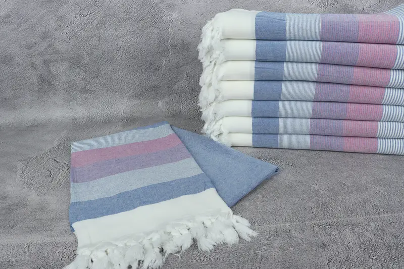 Valentines Day Gift Idea, Lightweight towel, Monogram Turkish Bath Towel, Travel Towel, 68x40 Cotton Striped Towel, Wedding Gift, Housewarming Gift - 2