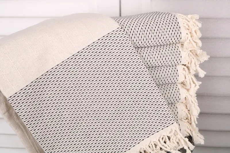 Bridal Party Gifts, Turkish towel, 70x40 Cotton Polka Dot Towel, Beach Towel Gift, Scarf Towel, Personalized Wedding Gift, Turkish Beach Towel Bulk - 1