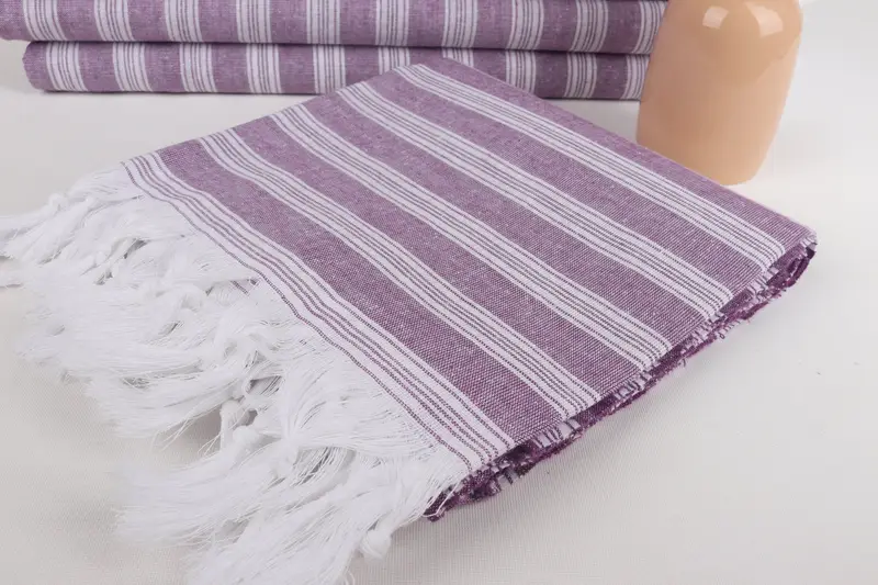 70x40 Cotton Striped Towel, Peshtemal Towel, Absorbent towel, Personalize Gift, Peshtemal Towel USA, Organic Cotton Towel, Personalized Gifts - 5