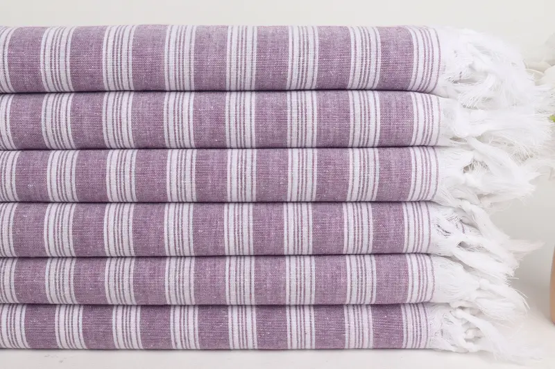 70x40 Cotton Striped Towel, Peshtemal Towel, Absorbent towel, Personalize Gift, Peshtemal Towel USA, Organic Cotton Towel, Personalized Gifts - 3