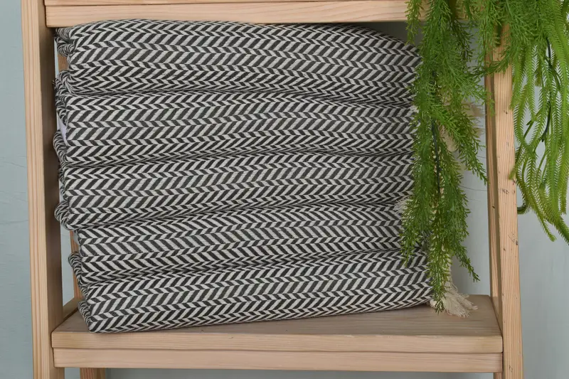 Bathroom Towels, Personalized Gifts, Bulk Order Towel, 36x18 Cotton Chevron Towel, Kitchen Towel, Bachelor Gifts, Best Friend Wedding Gift - 1